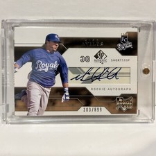 Mike Aviles 2008 Upper Deck Rookie Card Autographed Card 303/899