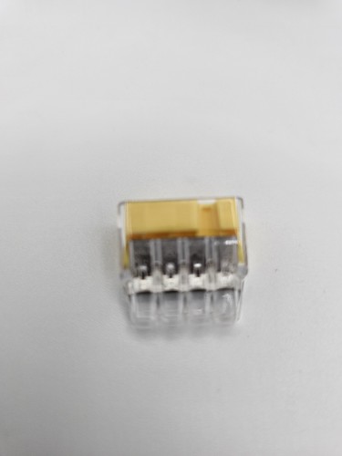 Ideal 30-1034J Connettore Filo Push-In Sicuro ~ Modello 34, 4 Porte Giallo, 200/vaso - Foto 6 di 6