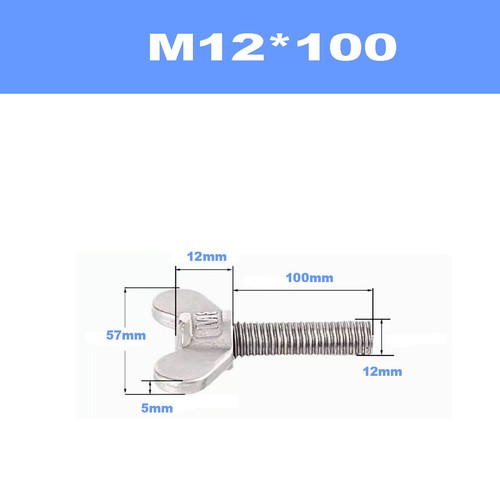 304 SS Butterfly Screw /Butterfly Sheep Horn Bolt / Hand Screw M4M5M6M8M10M12M16 - Picture 99 of 120
