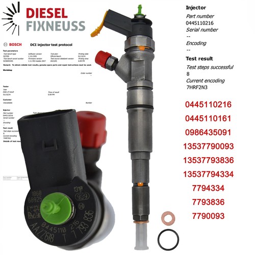 6x Einspritzdüse Injektor BOSCH BMW 0445110216 13537793836 13537794334 - Bild 2 von 15