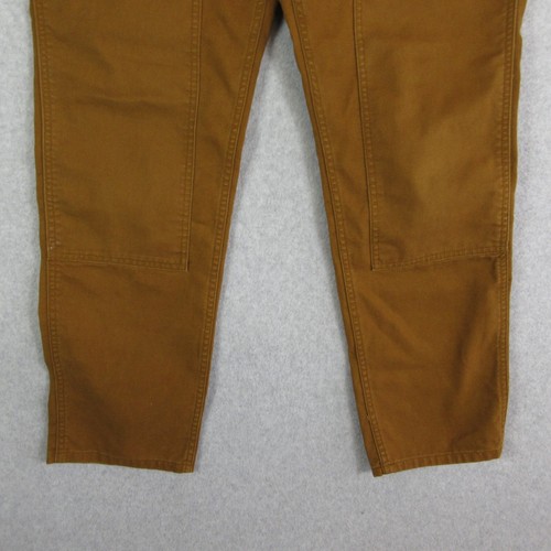 REI Co-Op Trailsmith Pants Womens 14 Brown Rust Casual Workwear Double Knee - Picture 3 of 12