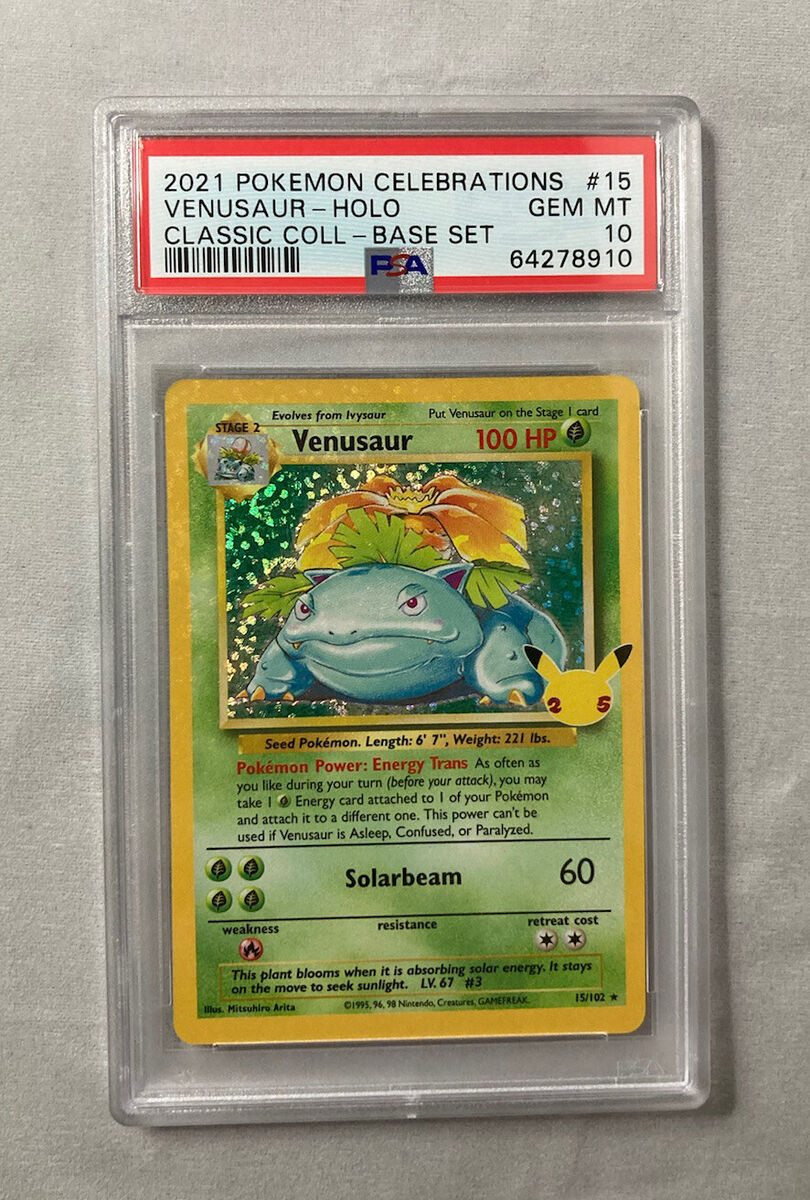 2021 Pokemon Celebrations Holo Charizard Blastoise Venusaur 2021 Pokemon Celebrations Holo Charizard Blastoise Venusaur