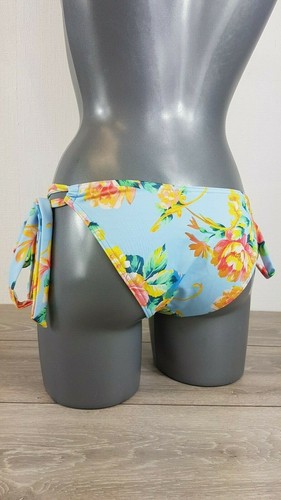 ASOS Photographic Tropical Contrast Strappy Bikini Bottom UK 8 EU 36 A251-30 - Picture 2 of 2