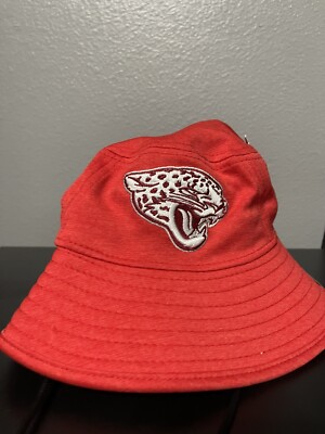 New Era NFL Jacksonville Jaguars On Field Pro Bowl Bucket Hat Red Cap Size M/L