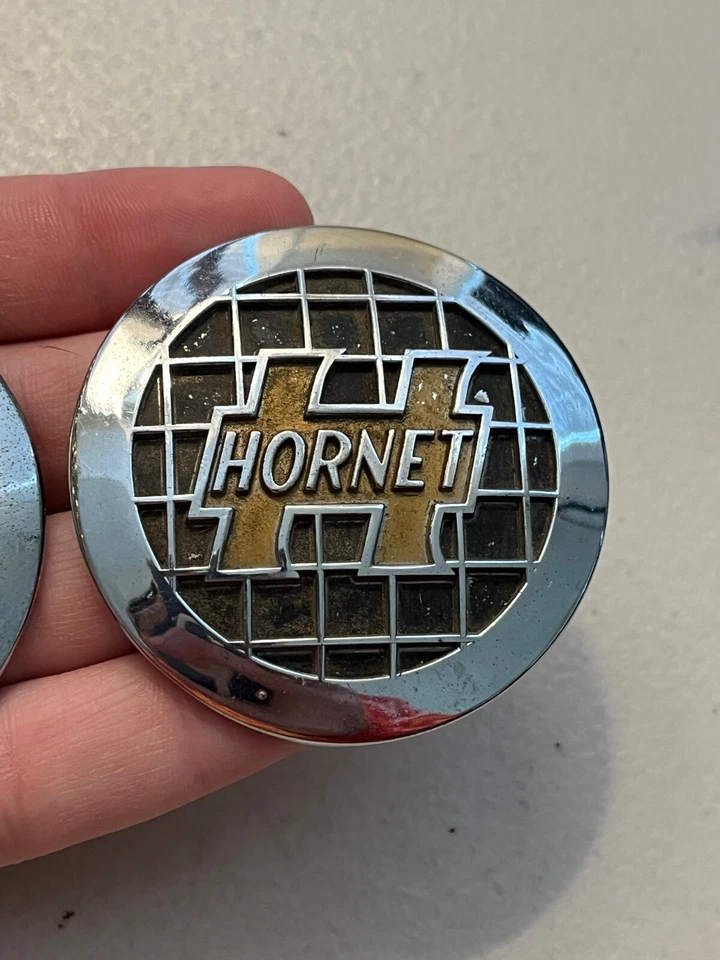 (2) Emblemas de automóvil Hudson Hornet and Wasp 1952 1954 Foto 3 de 4