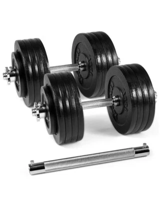 Yes4All 190 lb Total Adjustable Dumbbell Weight Set with Connector - NOT 200 LB.