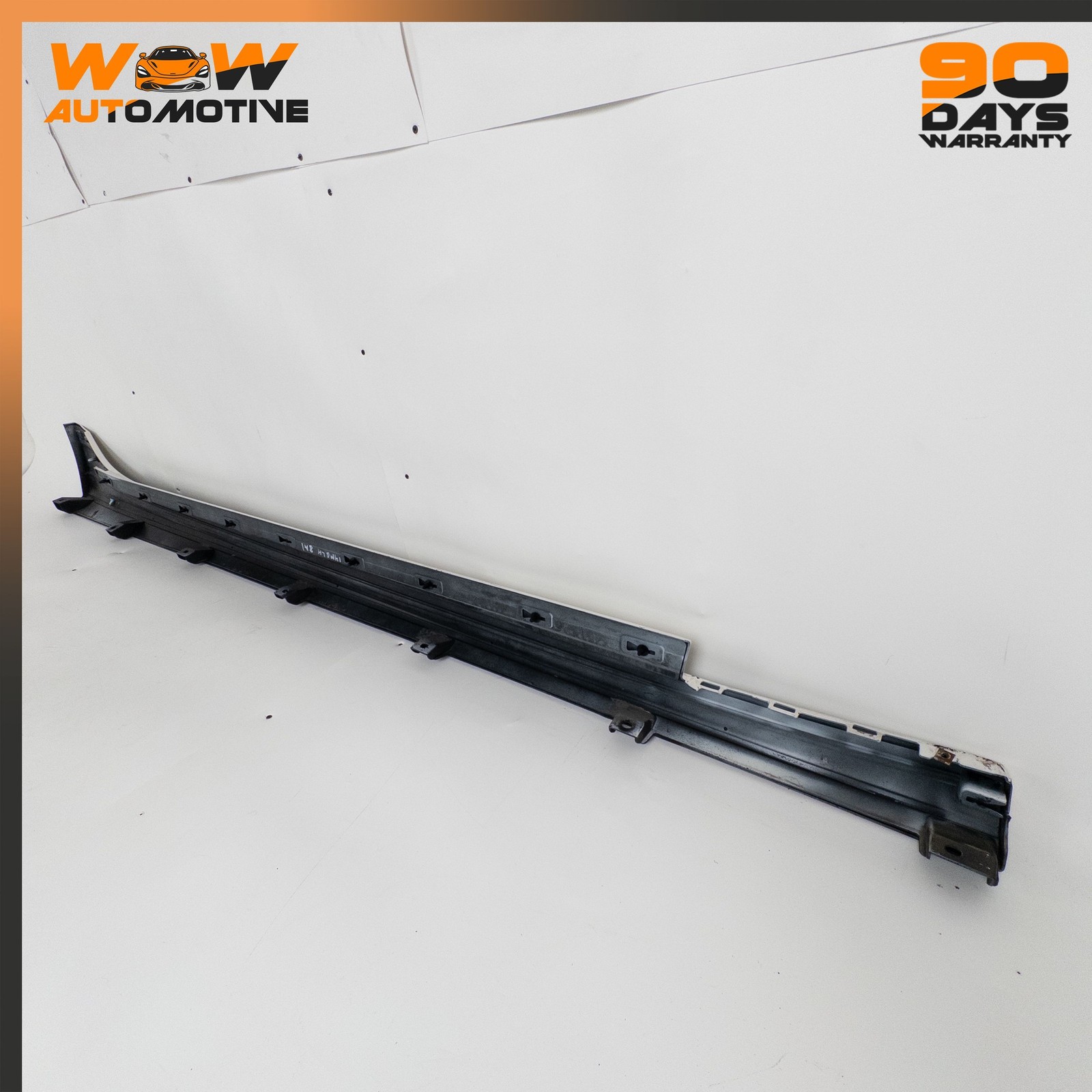 13-19 MASERATI QUATTROPORTE GTS LEFT DRIVER SIDE ROCKER PANEL SKIRT WHITE OEM