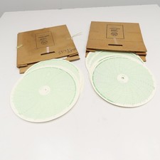 Cap USA MAN 61025-1 11-1/2" Diameter 24Hr Chart Recorder Graph Paper Lot Of 200