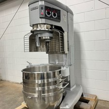 Hobart 140 Quart Mixer HL1400 With Bowl Guard and 80 Quart Step Down