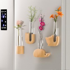 Reagenzglas Blumenvase Kühlschrankmagnet Einweihungsgeschenk Mini Glas