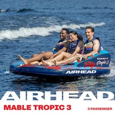 AIRHEAD Mable Tropic 1-3 Person Rider Tube -Double Stitched Full Nylon Cover-NEW