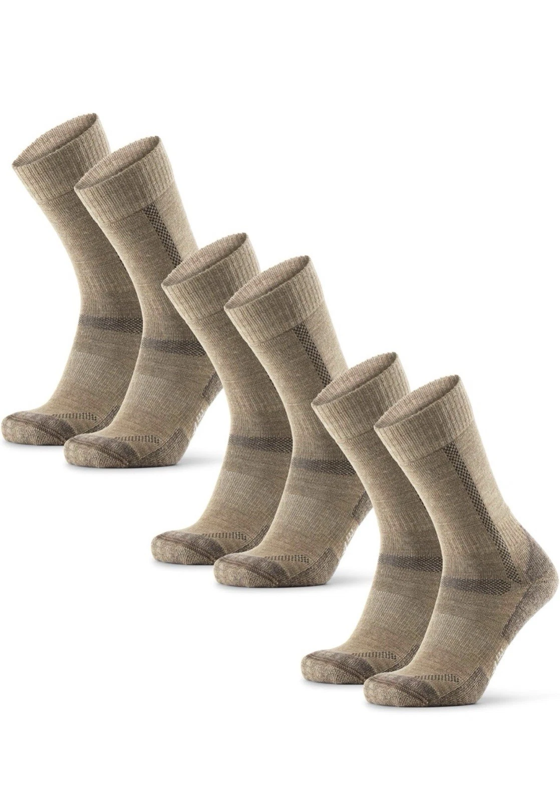 DANISH ENDURANCE Merino Wool Hiking Crew Socks for Men & Women, Cushioned Anti-B