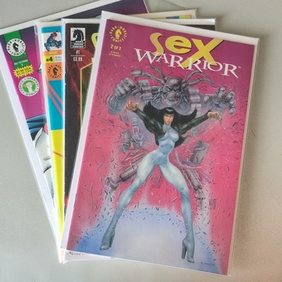 Dark Horse Comics Mixed Lot: Sex Warrior #2 + Strayed + Spy Boy #4