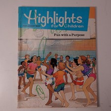 Highlights for Children Magazine July/August 1990 7 Puzzles Games Stories