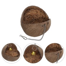 Natural Coconut Shell Bird's Nest Nesting Material Supplies Nests