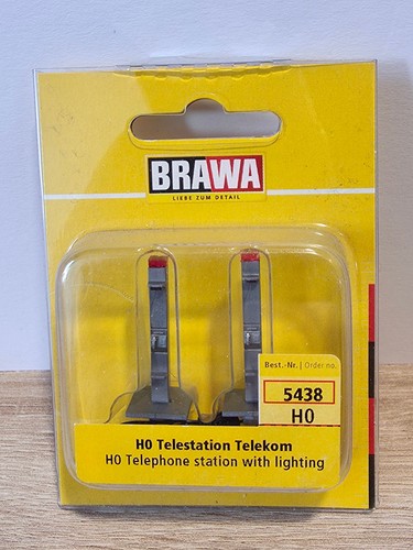 (6536) Brawa escala H0, 5438 Telestation Telekom nuevo y embalaje original | Zustand: Neu