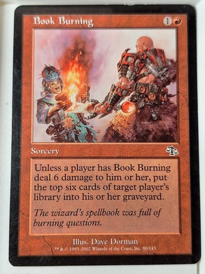 #ad Book Burning Judgment Magic the Gathering MTG Nice $1.47