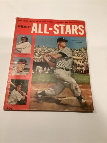 Riviste fotografiche 2 copertine Mickey Mantle/1953's Best & 1953 All-Stars - Foto 2 di 15