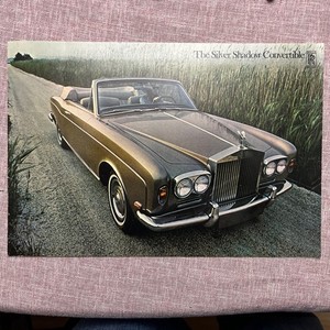 Rolls-Royce 1969 Silver Shadow Convertible Car Catalog Great Shape Rare