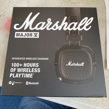 Image of Marshall MAJOR V Headphones | BROWN WIRELESS CHARGING | 100+ Hours | New