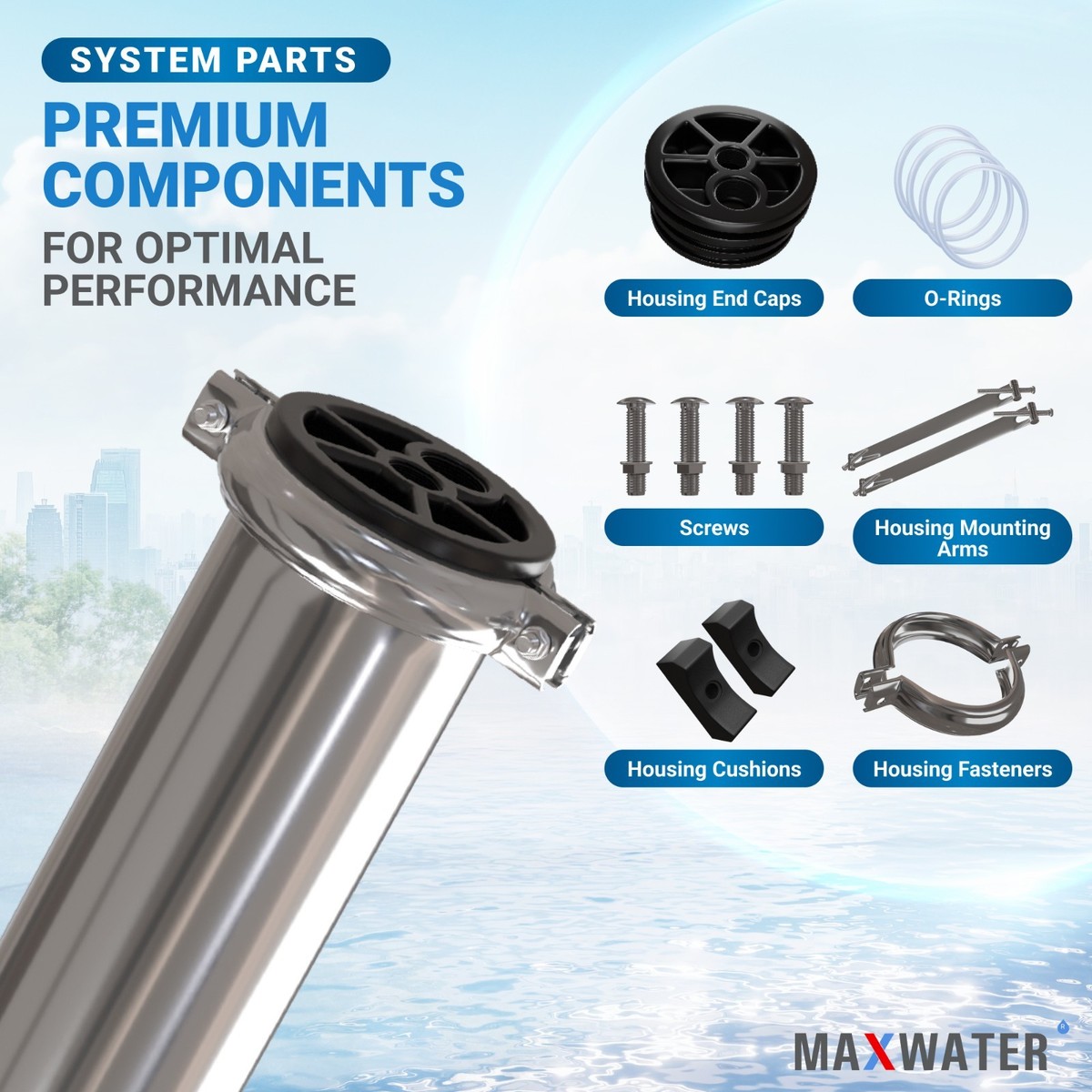 Ro membrane 4040 VORM mineral filter water filter cartridge reverse osmosis ULP-4040 ro 304