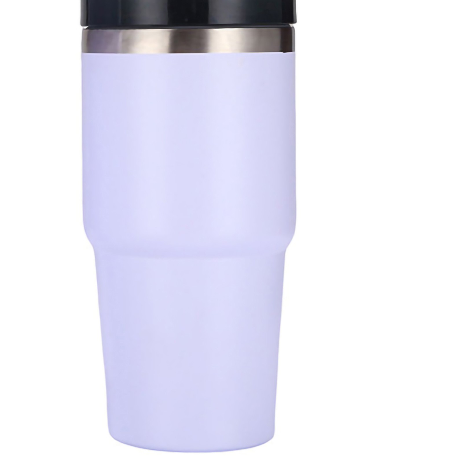 Stainless Steel Vacuum Insulated Tumbler With Straw Polished Glossy Keeps Hot