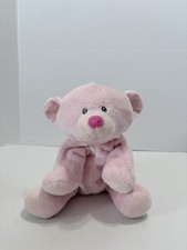 Ty Pluffies Pink Bear Plush 2010