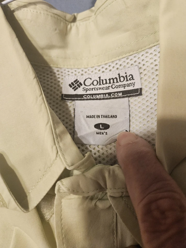 Lote de 2 camisas de pesca tamanho LG Columbia Pt O'Connor Tour botões bolsos 15922☆ - Imagem 3 de 4