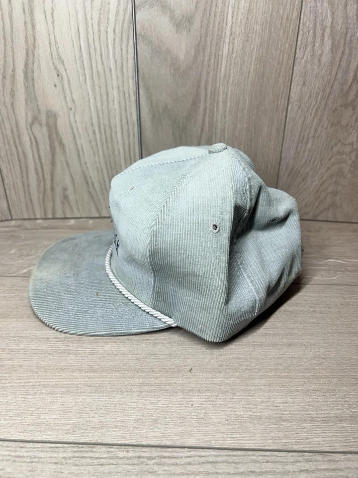 RARO DE COLECCIÓN Taylormade Texace Cuerda Cuero Correa Sombrero de Golf Gris Pana Foto 2 de 4