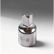 8mm Square Oil Sump Drain Plug Key Tool Remover Fit for Renault Citroen Peugeot