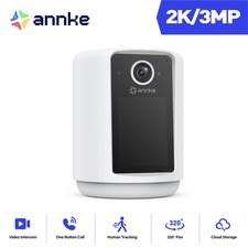 ANNKE 3MP WiFi Battery Powered Outdoor Security Camera Two-Way Audio 4mm Lens 2.