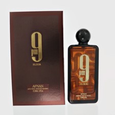 9Pm Elixir for Men 3.4 Oz Eau De Parfum Spray Box