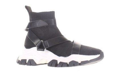 JLO by Jennifer Lopez Womens Cement 82 Black Fashion Sneaker Size 6.5 (7829335)