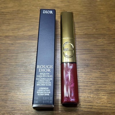 Dior Rouge Dior Sequin Liquid Duo 881 Carousel Lipstick Set