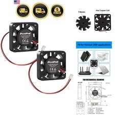Cooling Fan 12V Brushless 40mm x 10mm for Computer 3D Printer Humidifier