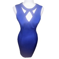 GUESS PRETTY WOMEN'S COBALT LINED FASHION DRESS! SZ 6 (U25)