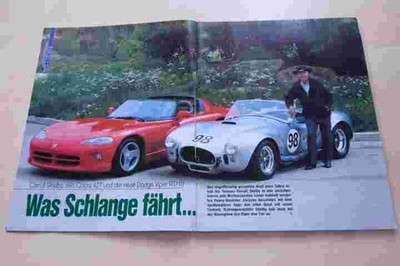 Sport Auto 06/1992 AC Shelby Cobra 427 mit 425PS besser als...?