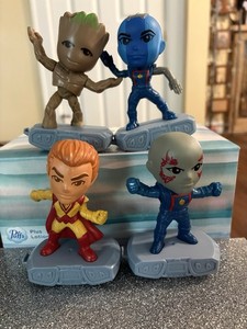 McDonald's Promo toys From 2023 Marvel Studios Guardians of the Galaxy Vol. 3.