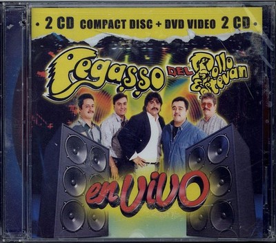 Pegasso Del Pollo Estevan En Vivo 2CD DVD Cumbia Live CD Set 2004 Mexico SEALED