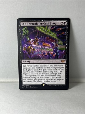 Exit Through The Grift Shop (074) Unfinity UNF MTG Magic The Gathering