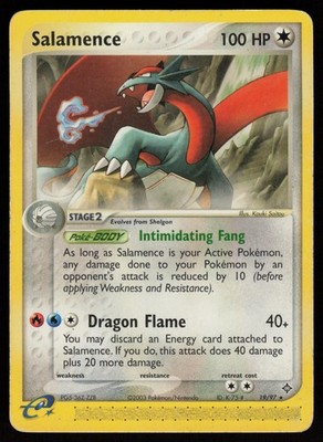 SALAMENCE 19/97 RARE DRAGON HP | eBay