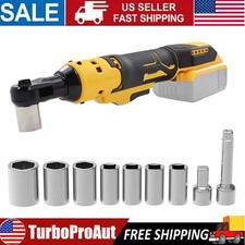 Cordless Ratchet Wrench 3/8" Electric Ratchet Wrench Fit DEWALT 20V MAX Battery