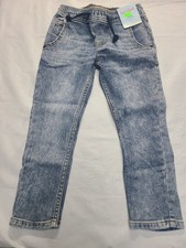Boys' Super Stretch Fit Jogger Fit Jeans Cat  Jack Blue Denim Size 4