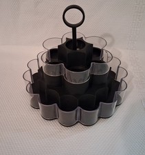PAMPERED CHEF Spice Rotating Rack Tier Holder Carousel Lazy Susan RETIRED