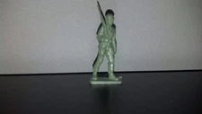Tim-Mee GI marching. Green plastic 1950s - 1960s 60mm