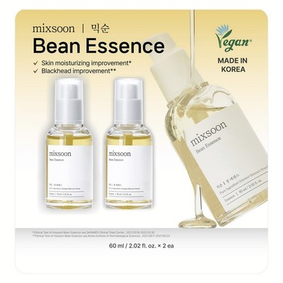Mixsoon Bean Essence   Hydrating Korean Essence (Vegan) 2 pack of 2.02 OZ ea