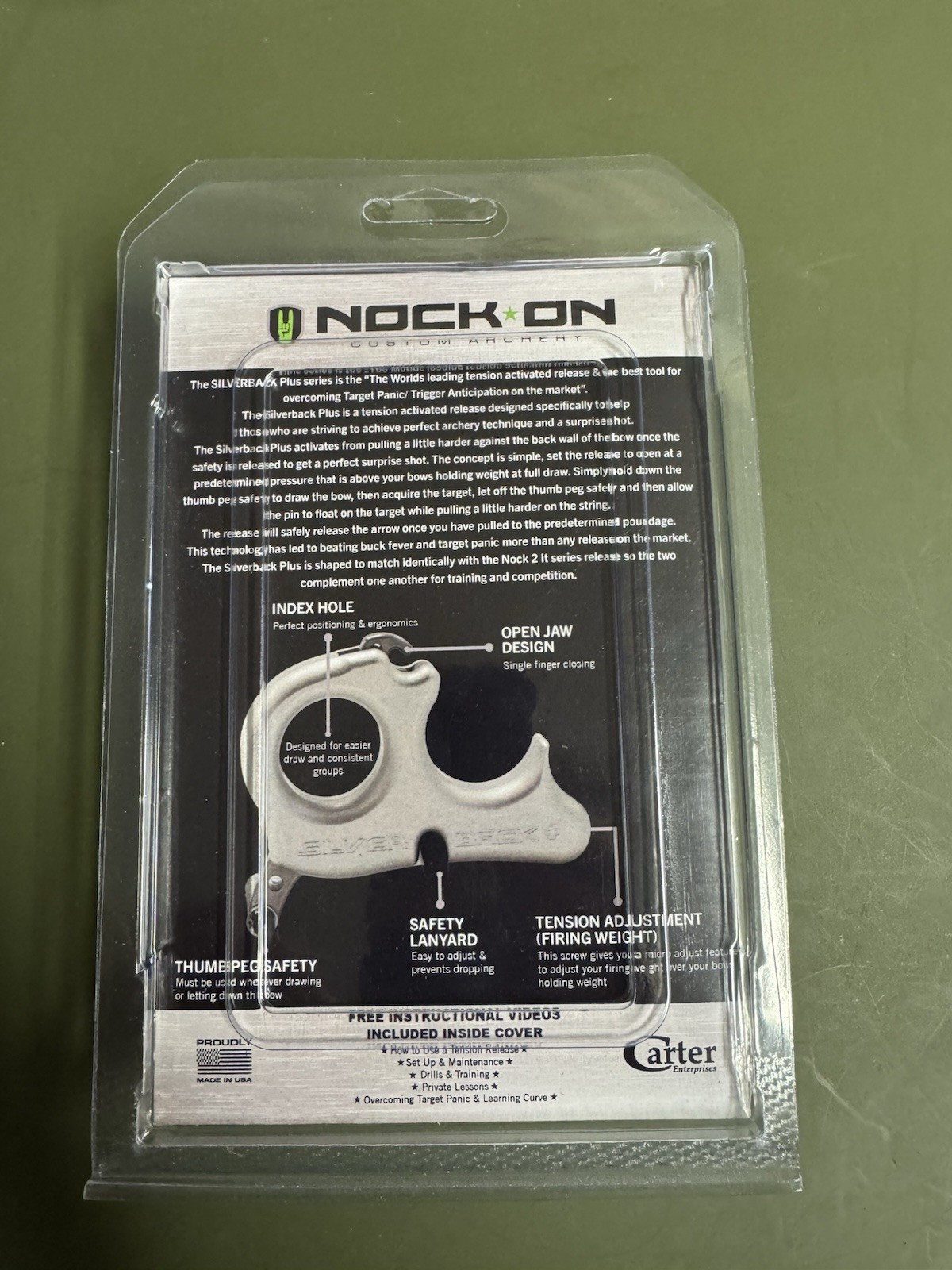 Carter Nock On Silverback Back Tension Release – Excellent Condition