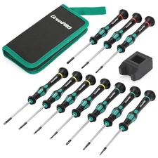 10-Piece Precision Screwdriver Set, Magnetic Small Screwdrivers with Phillips...