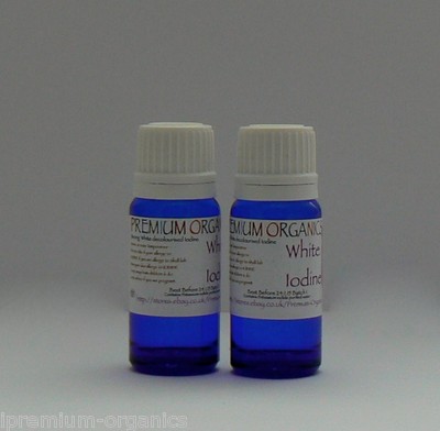 12 Strong White Iodine Alopecia Nails 2x15ml No Alcohol Or