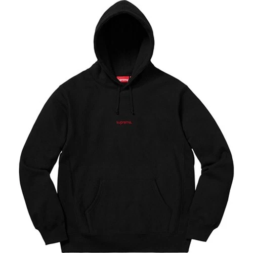 Sweat à capuche noir XL Supreme Trademark